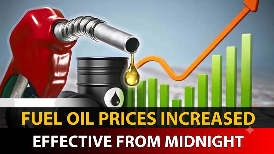 Fuel Prices Increased, Effective from Midnight